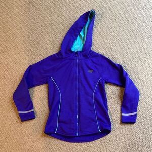 New Balance Girls size 5 hooded jacket